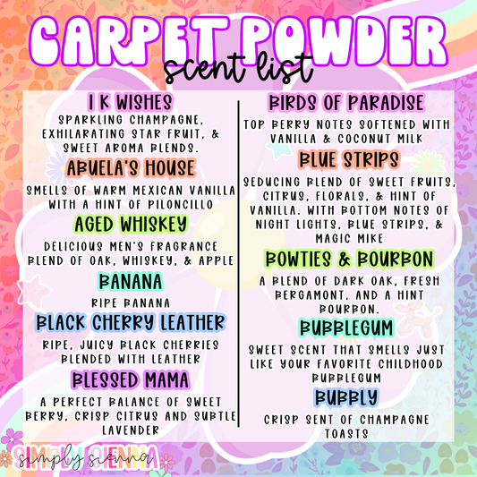 7oz Carpet Powder