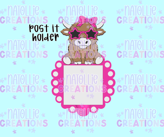 Star Highland Post It Note Holder