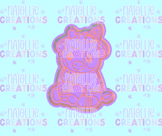 Krusty Cutie Cow Freshie Silicone Mold