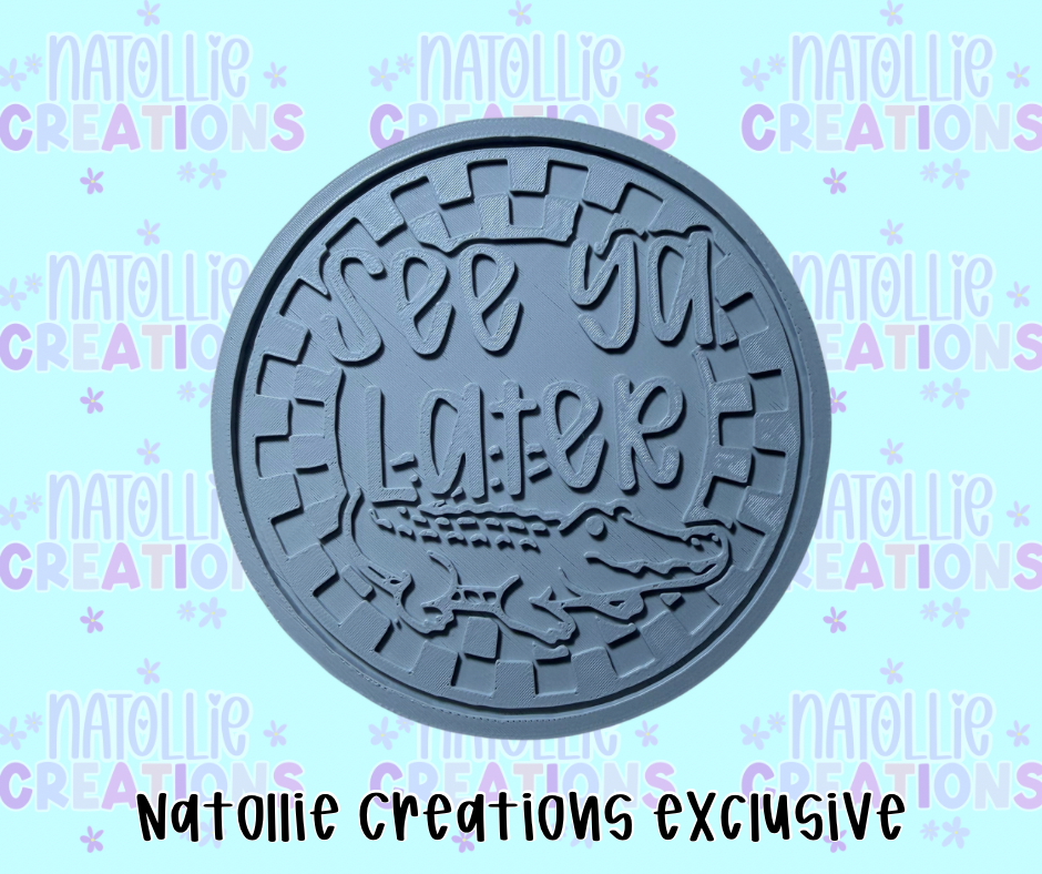 See Ya Later Alligator Insert Freshie Silicone Mold