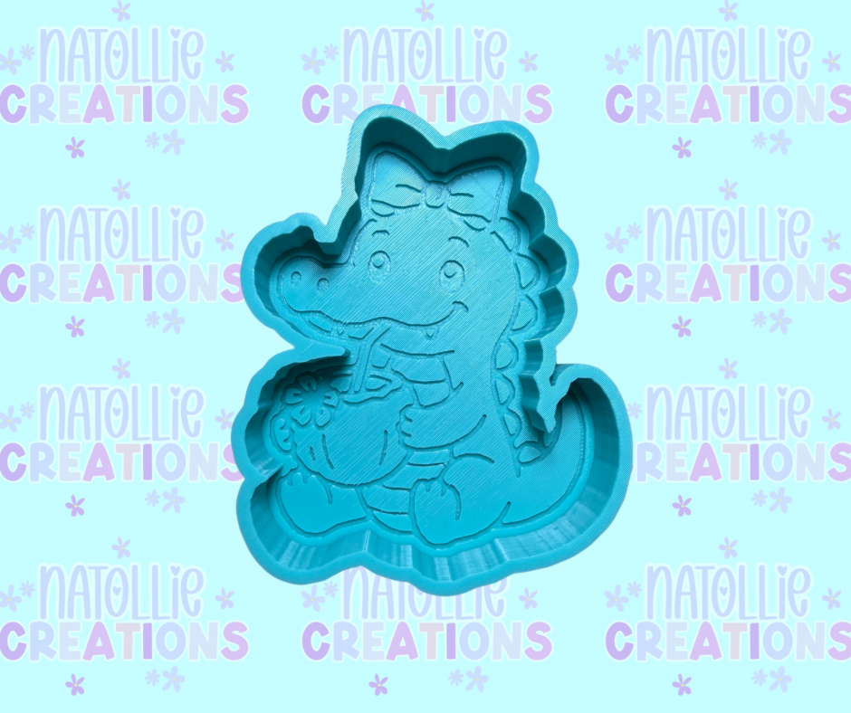 Summer Crocodile Freshie Silicone Mold