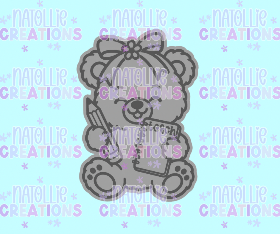 Teacher Bear Freshie Silicone Mold