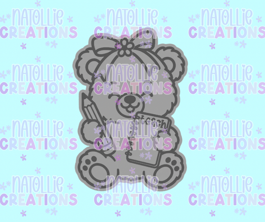 Teacher Bear Freshie Silicone Mold