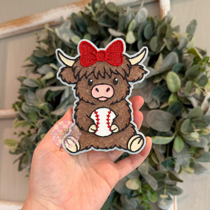 Baseball / Softball Highland Freshie Silicone Mold