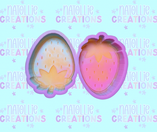 Strawberry Vent Clip Freshie Silicone Mold