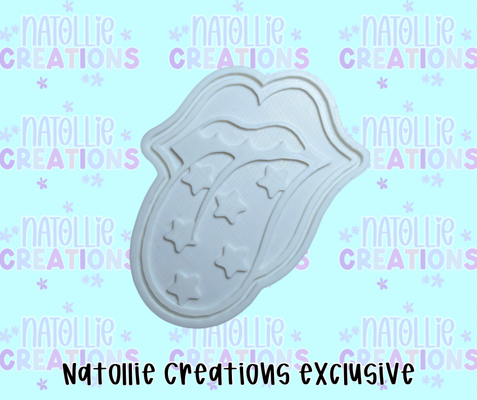 Star Tongue Insert Freshie Silicone Mold