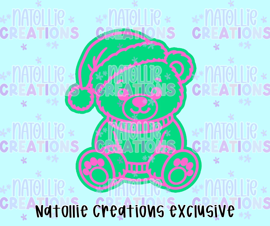 Santa Bear Freshie Silicone Mold