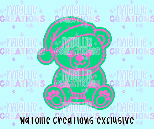 Santa Bear Freshie Silicone Mold