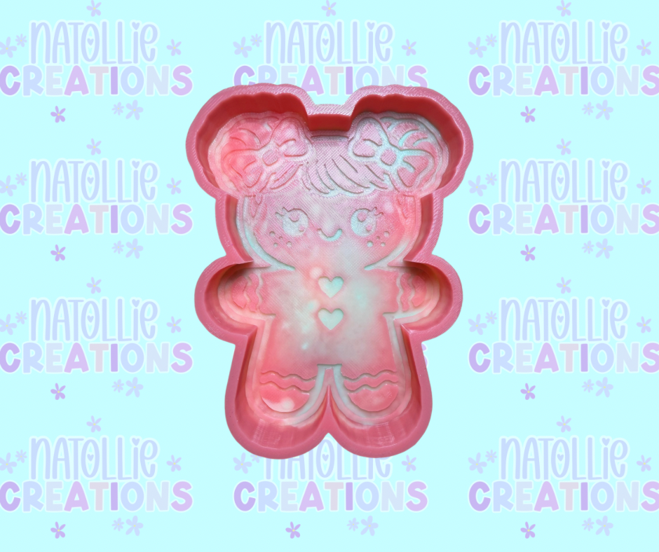 Space Bun Gingerbread Freshie Silicone Mold