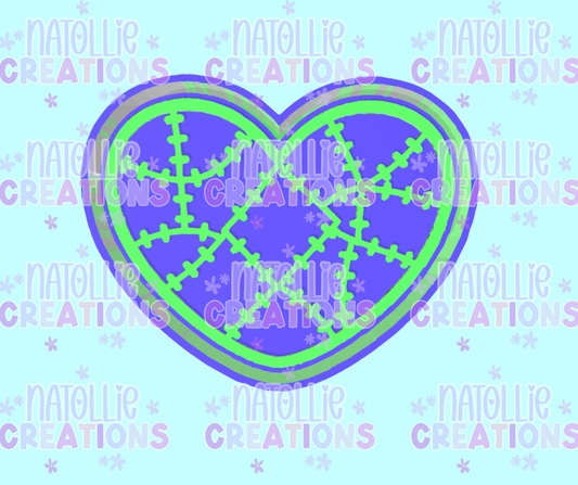Patchwork Heart Freshie Silicone Mold