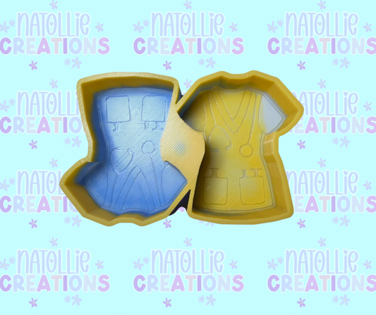 Scrub Top Vent Clip Freshie Silicone Mold