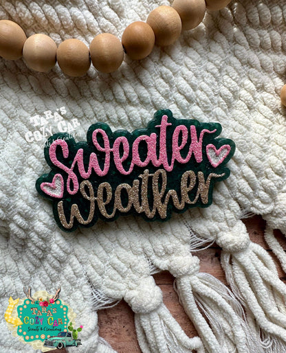 Sweater Weather Freshie Silicone Mold