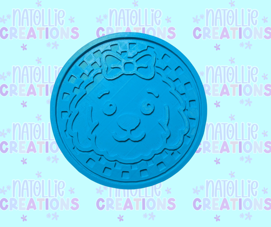 Golden Doodle Insert Freshie Silicone Mold