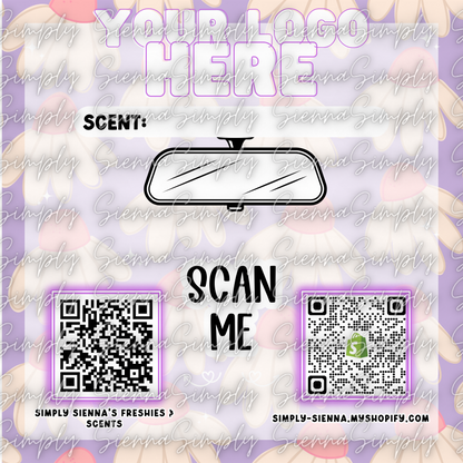 Purple Flower Bag Inserts