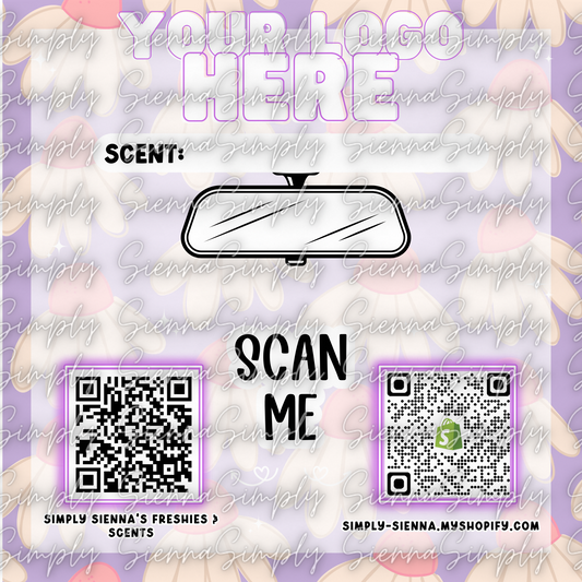 Purple Flower Bag Inserts