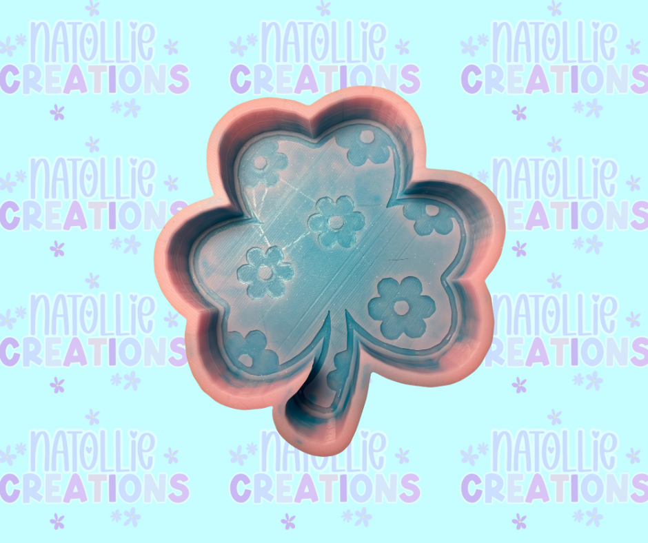 Floral Clover Freshie Silicone Mold