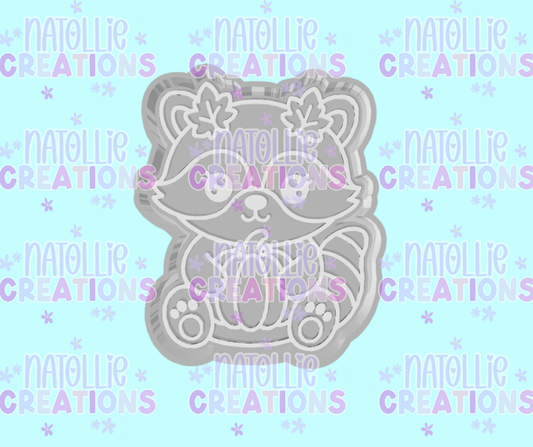 Cutie Fall Raccoon Freshie Silicone Mold