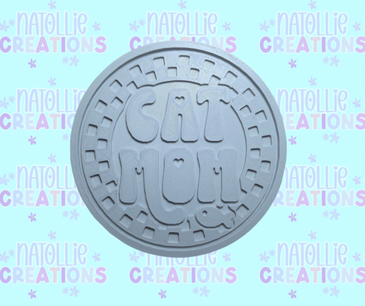 Cat Mom Insert Freshie Silicone Mold
