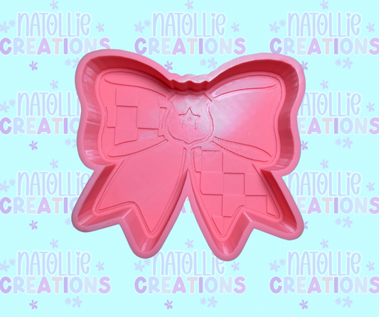 Police Bow Freshie Silicone Mold