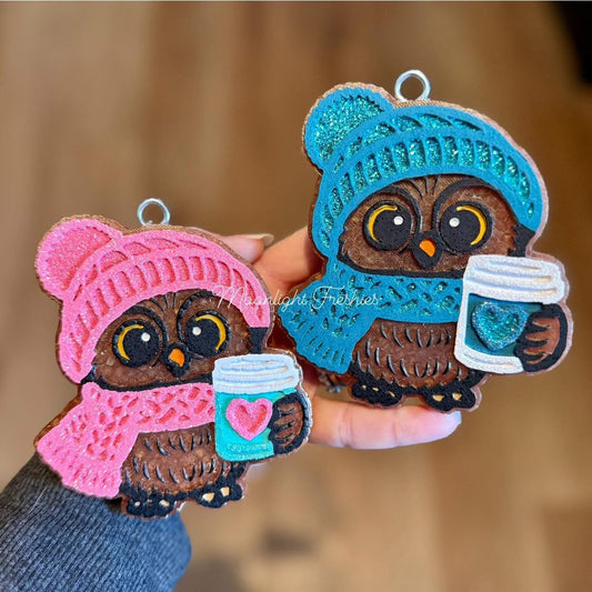 Cozy Owl Freshie Silicone Mold