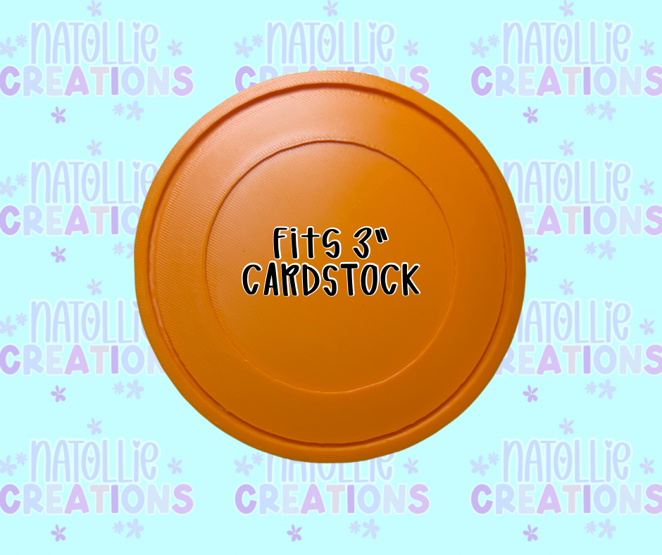 Round Inset Insert Freshie Silicone Mold