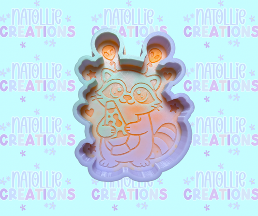 Groovy Raccoon Freshie Silicone Mold