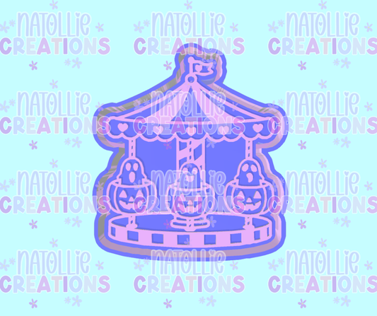 Ghost Merry Go Round Freshie Silicone Mold