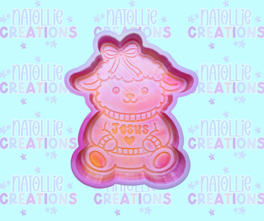Jesus Lamb Freshie Silicone Mold