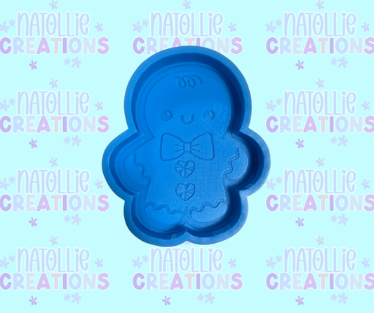 Bowtie Gingerbread Freshie Silicone Mold