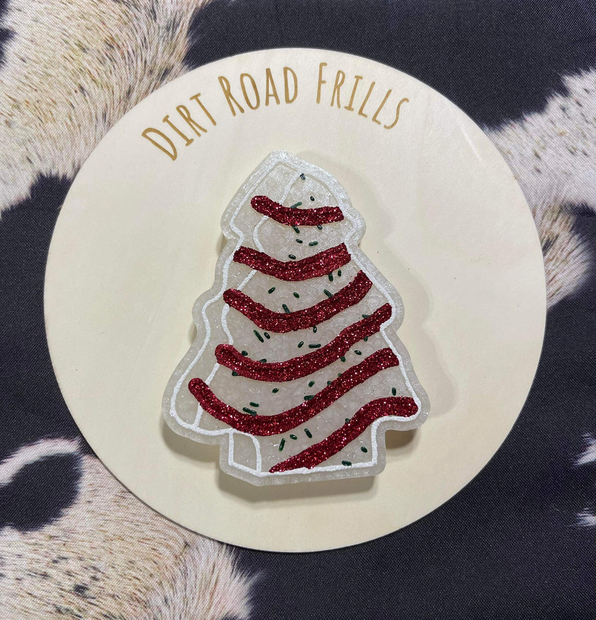 3D Christmas Snack Cake Freshie Silicone Mold