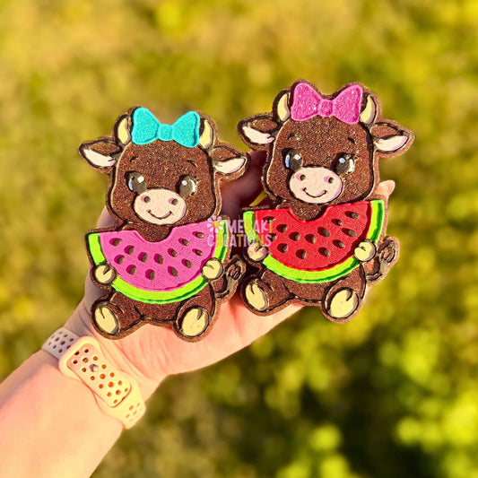 Watermelon Cow Freshie Silicone Mold