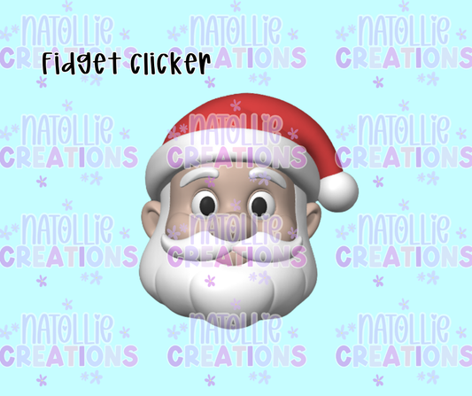 Santa Head Clicker Fidget