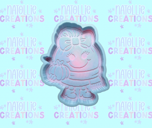 Little Miss Pumpkin Freshie Silicone Mold