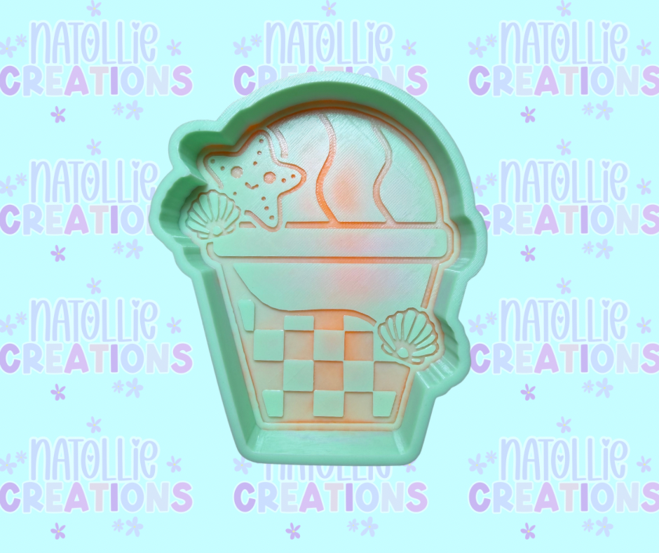 Summer Snow Cone  Freshie Silicone Mold