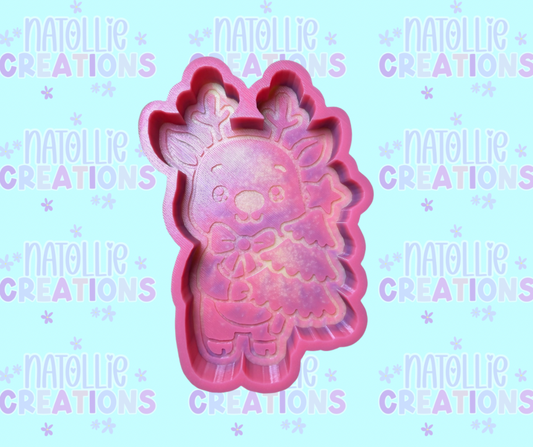 Reindeer Christmas Tree Freshie Silicone Mold