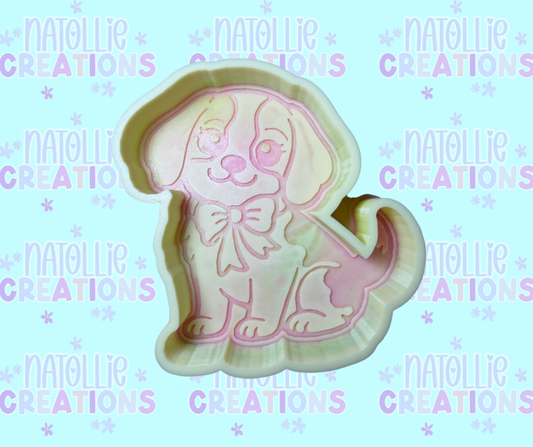 Beagle W/ Bow Freshie Silicone Mold