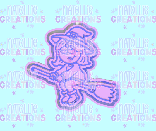 Broomstick Lizzie Freshie Silicone Mold