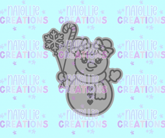 Balloon Spacebun Snowgirl Freshie Silicone Mold