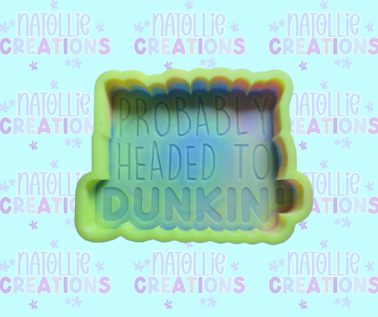 Probably Headed To Dunkin Freshie Silicone Mold