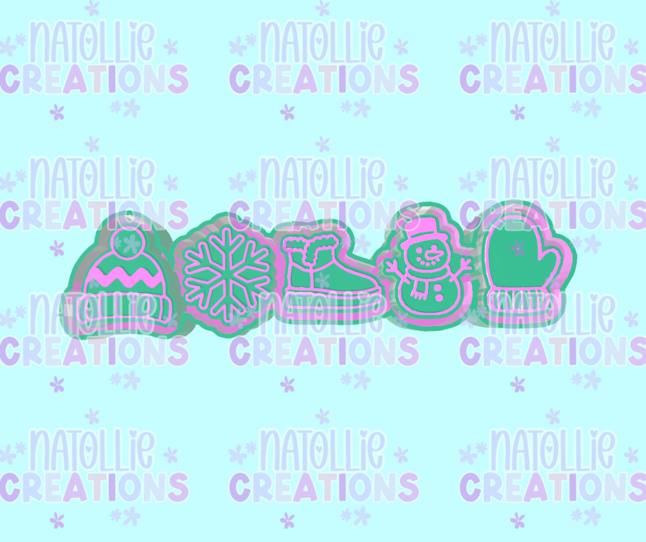 Winter Charm Freshie Silicone Mold