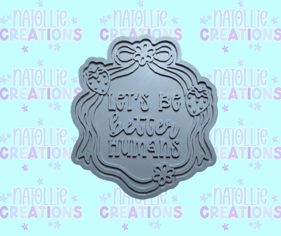 Let's Be Better Humans Insert Freshie Silicone Mold
