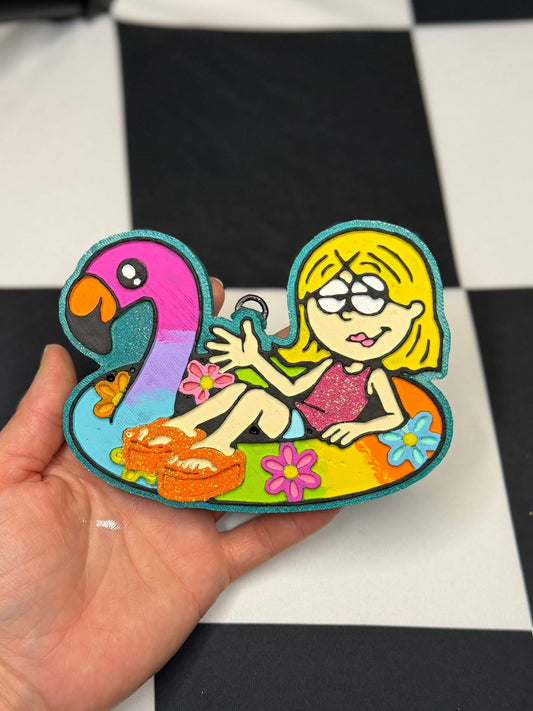 Pool Float Lizzie Freshie Silicone Mold