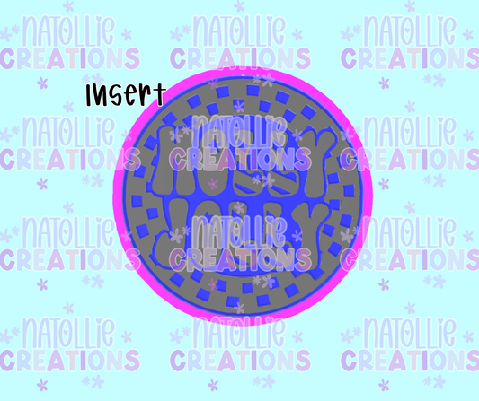 Holly Jolly Round Insert Freshie Silicone Mold