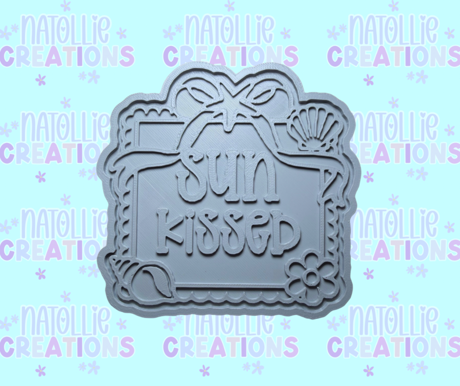 Sunkissed Beach Frame Insert Freshie Silicone Mold