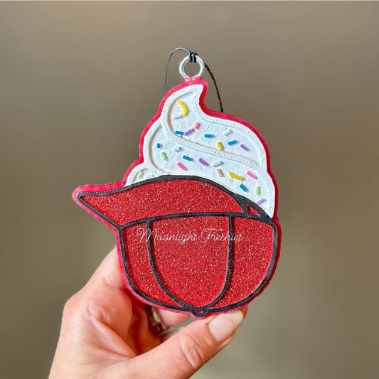 Baseball Cap Ice Cream Freshie Silicone Mold
