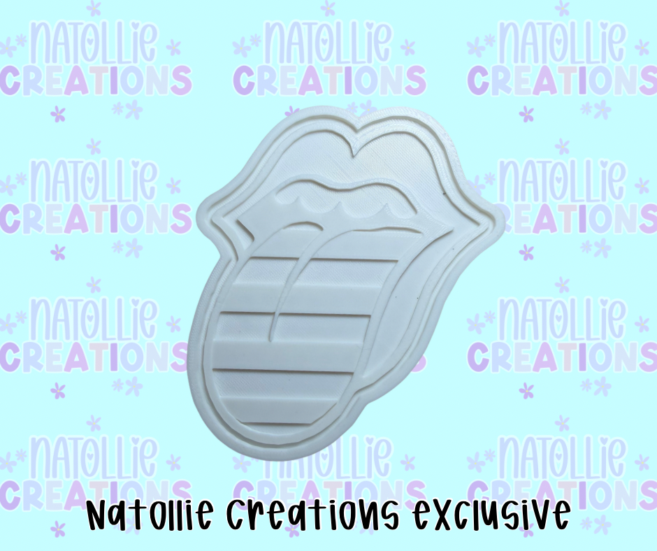 Stripe Tongue Insert Freshie Silicone Mold