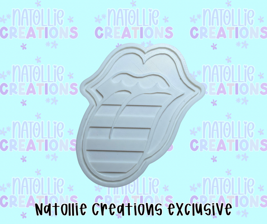 Stripe Tongue Insert Freshie Silicone Mold