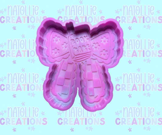 Book Babe Bow Freshie Silicone Mold