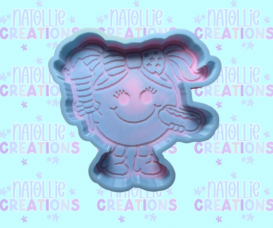 Americana Little Miss Freshie Silicone Mold