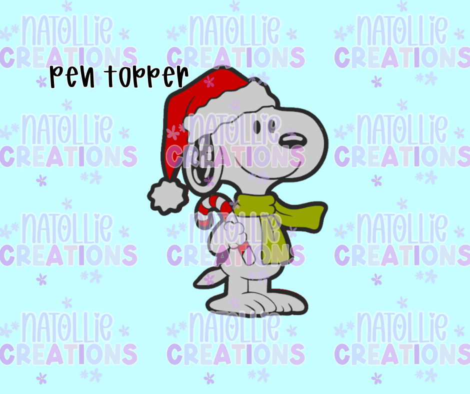 Christmas Snoop Pen Topper